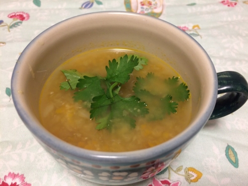 レンズ豆のスープの料理写真